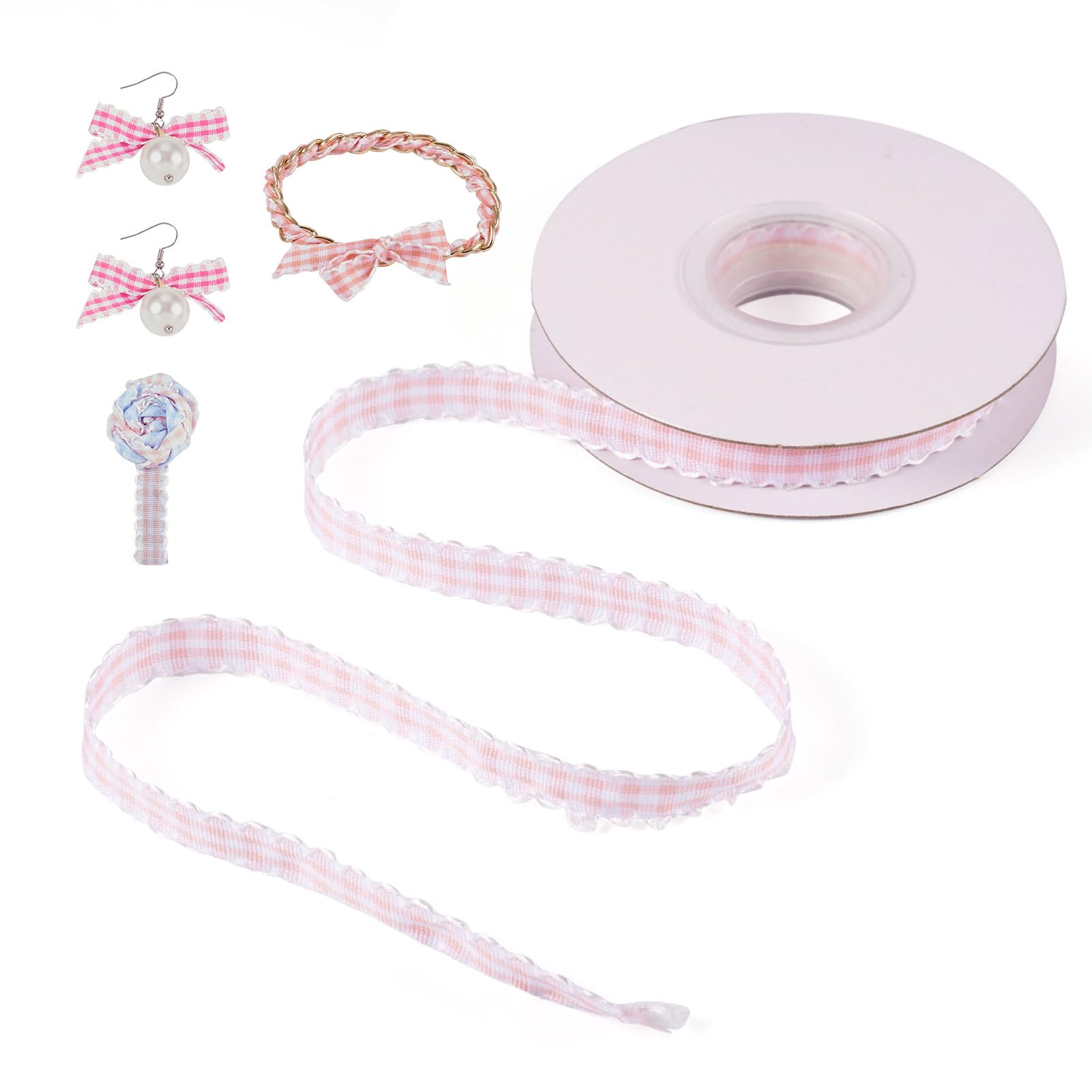 リボン　ヘアゴム♡セレシャムリボン♡タータンチェックブラウン♡ハンドメイド 楽天市場】ヘアゴム チェック リボンの通販